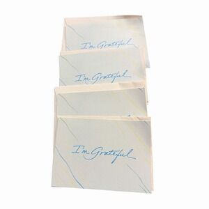 Vintage‎ 'I'm Grateful' Thank You Cards with Envelopes - Lot of (4)